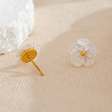 Dainty Gold Flower Jewelry Set