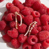 Luxury Zircon Tassel Chain Dangle Earrings