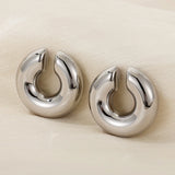 Luna C-Shape Clip Earrings