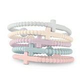 Cross Friendship Bracelet Set (5-Piece)