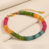 Multicolour Natural Stone Beaded Choker