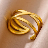 Classic Gold Band Ring - Style 18