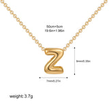 Petite Bubble Initial Charm Necklace