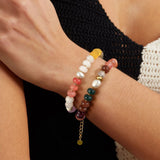 Natural Stone Boho Beaded Bracelet