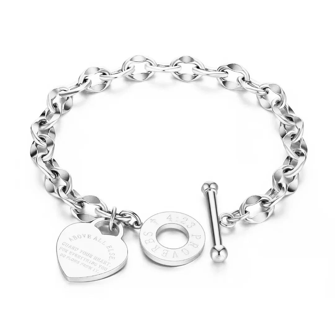 Heart Link Bracelet