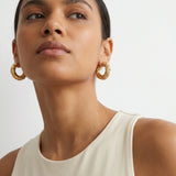 Zircon Circle Hoop Earrings