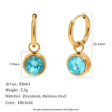 Two-Tone Classic Hoop Earrings