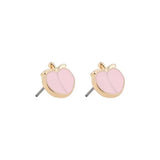 Enamel Flower Stud Earrings