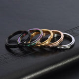 Faceted Spinner Band Ring