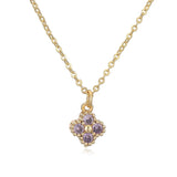 Petite Floral CZ Necklace