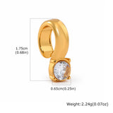 CZ C-Shaped Ear Cuff