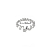 Zircon Geometric Twist Ring