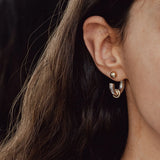 Classic Small C-Shape Hoop Earrings