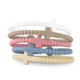 Cross Friendship Bracelet Set (5-Piece)