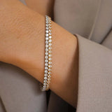 Zirconia Adjustable Choker Necklace