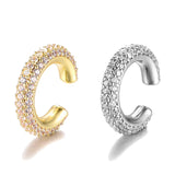 Celestia Pavé Ear Cuff – No Piercing Sparkle Hoop