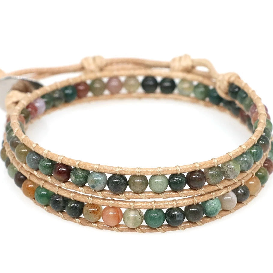Agate Wrap Bracelet 2 Wrap