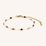 Rachel Colorful Gold Bracelet