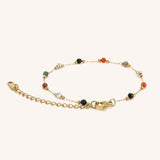 Rachel Colorful Gold Bracelet