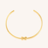 Gold Knotted Bangle