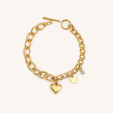 Bubble Heart Bracelet