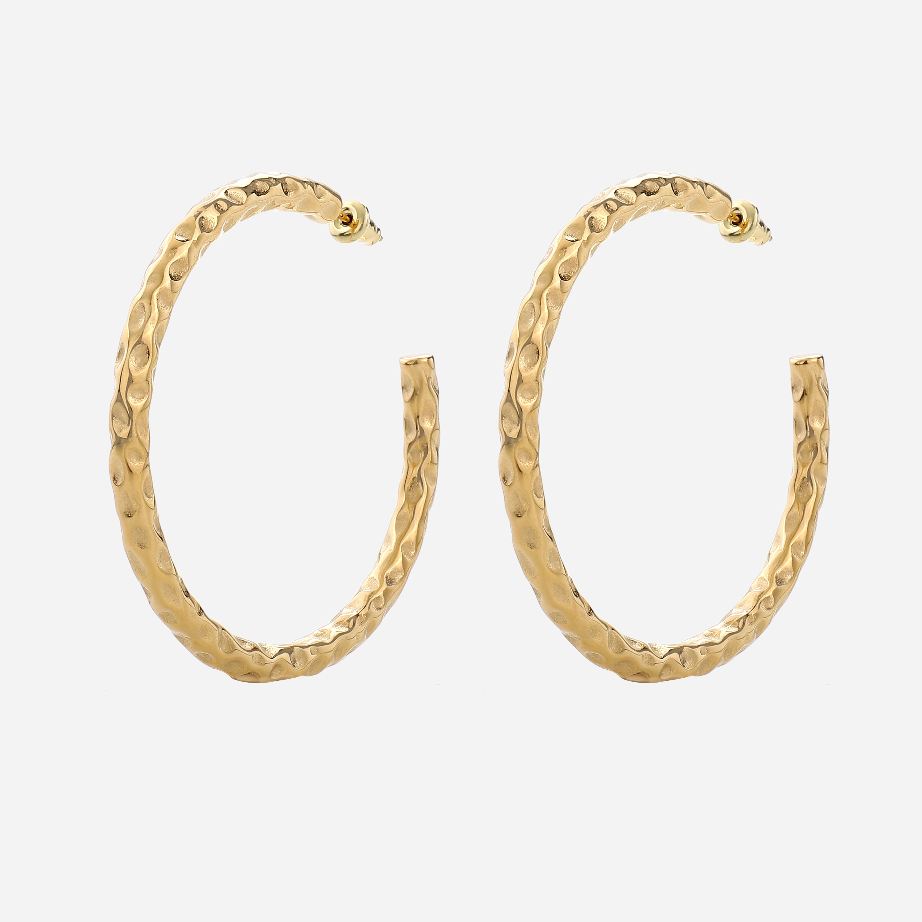 Jessie Textured Hoops