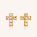 Mini Cross Studs