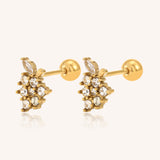 Vina Gold Cluster Studs