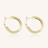 Cassie Gold Hoops