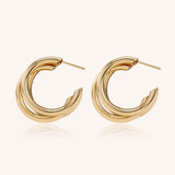 Leigh Layered Hoop Earrings