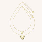 Heart of Gold Necklace Set
