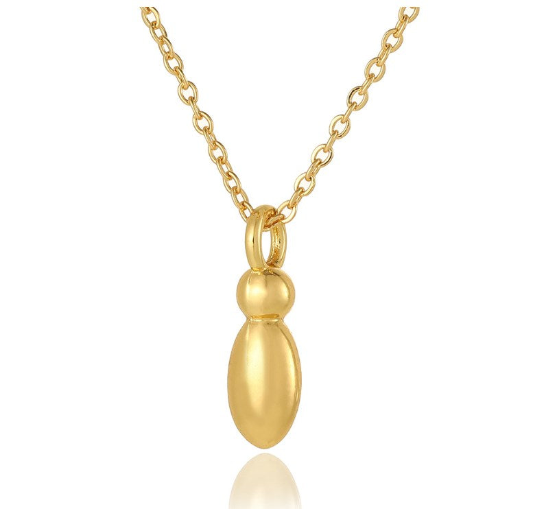 Bubble Initial Necklace