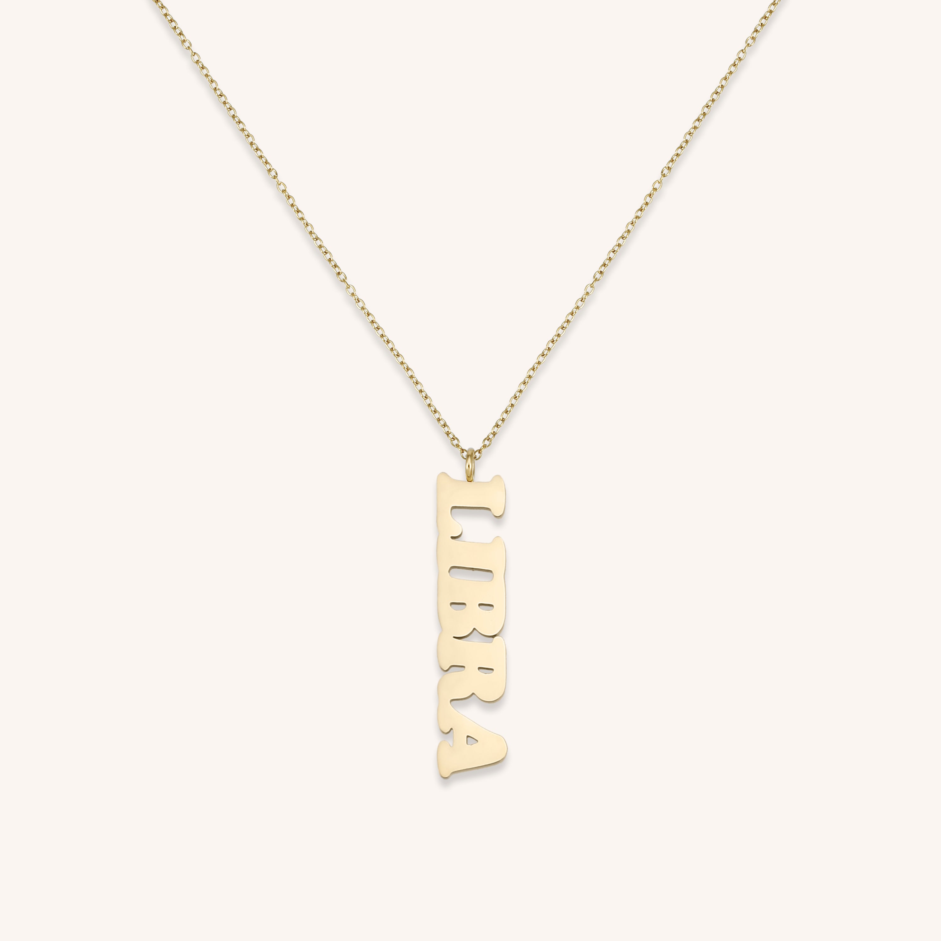 Vertical Zodiac Necklace