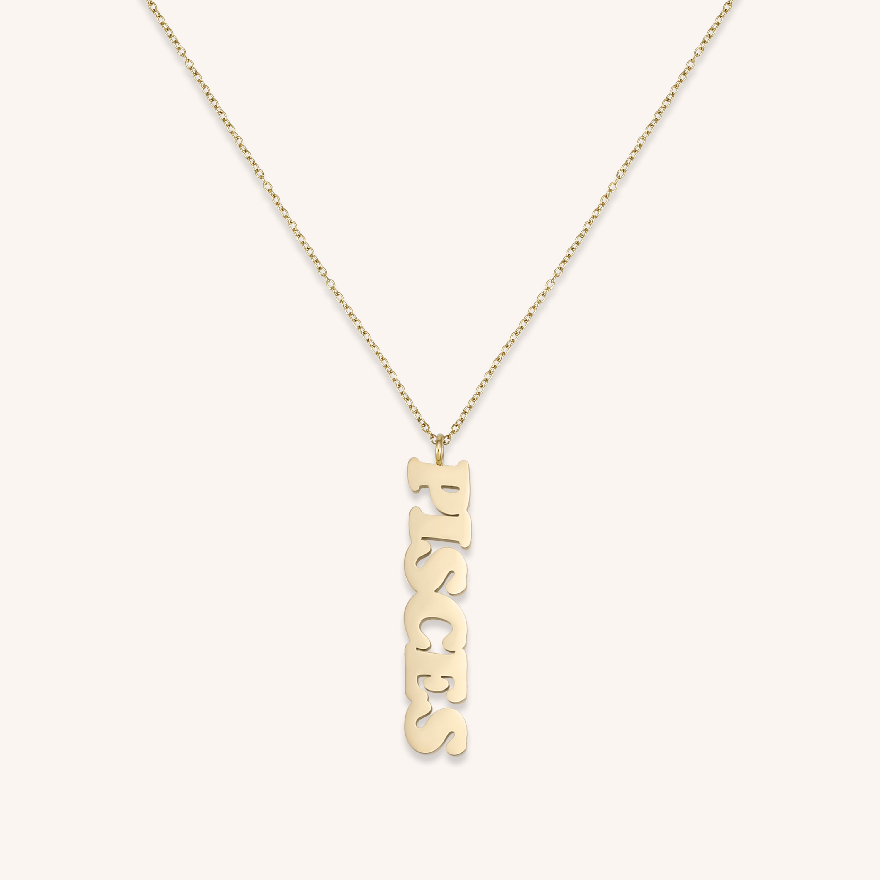 Vertical Zodiac Necklace