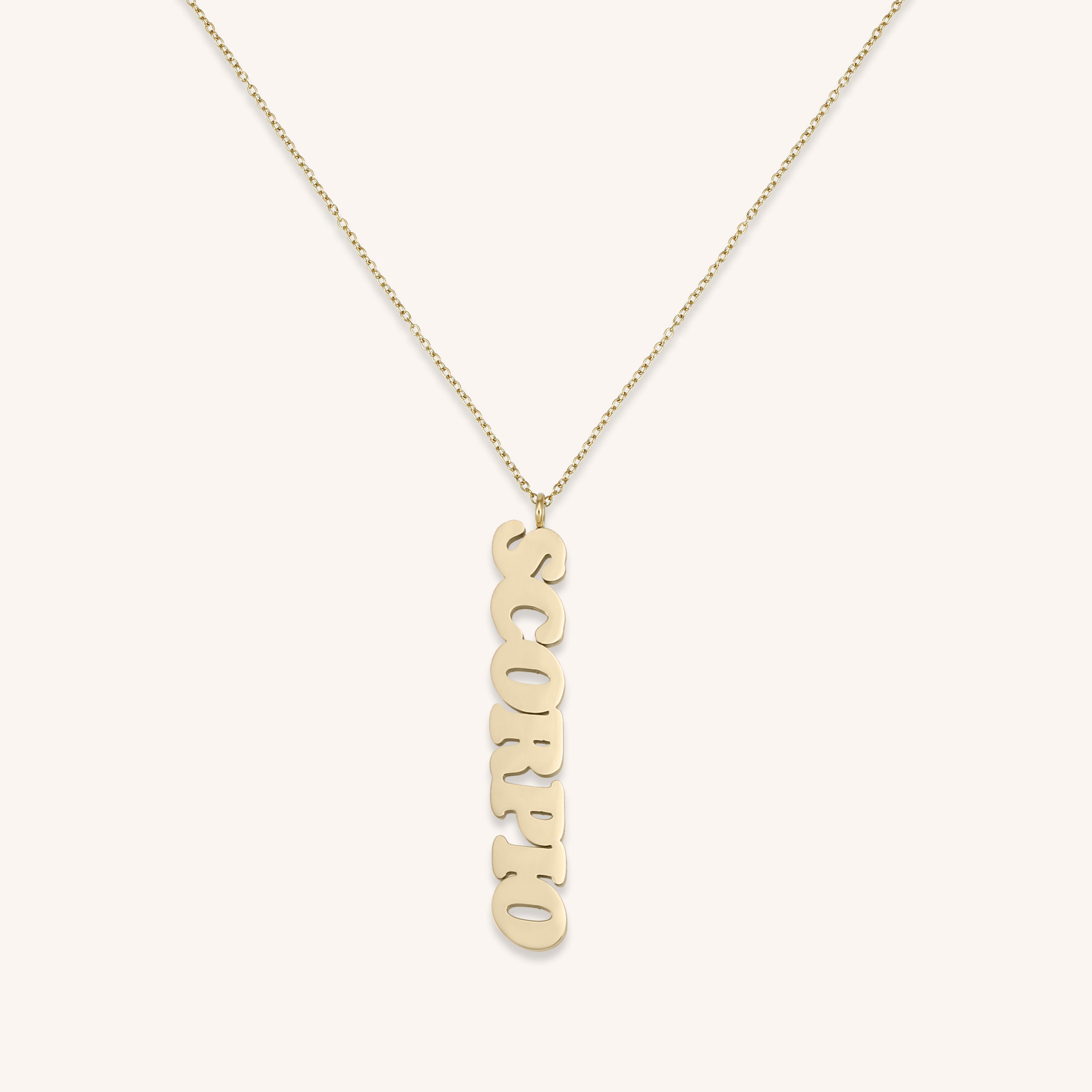 Vertical Zodiac Necklace