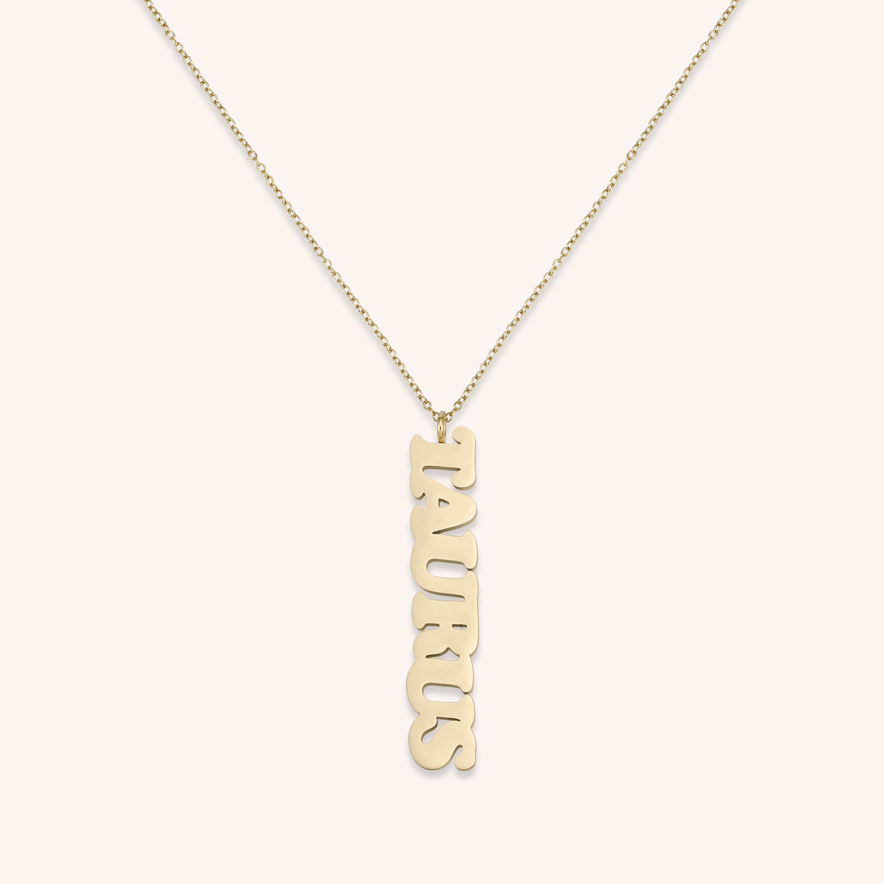 Vertical Zodiac Necklace