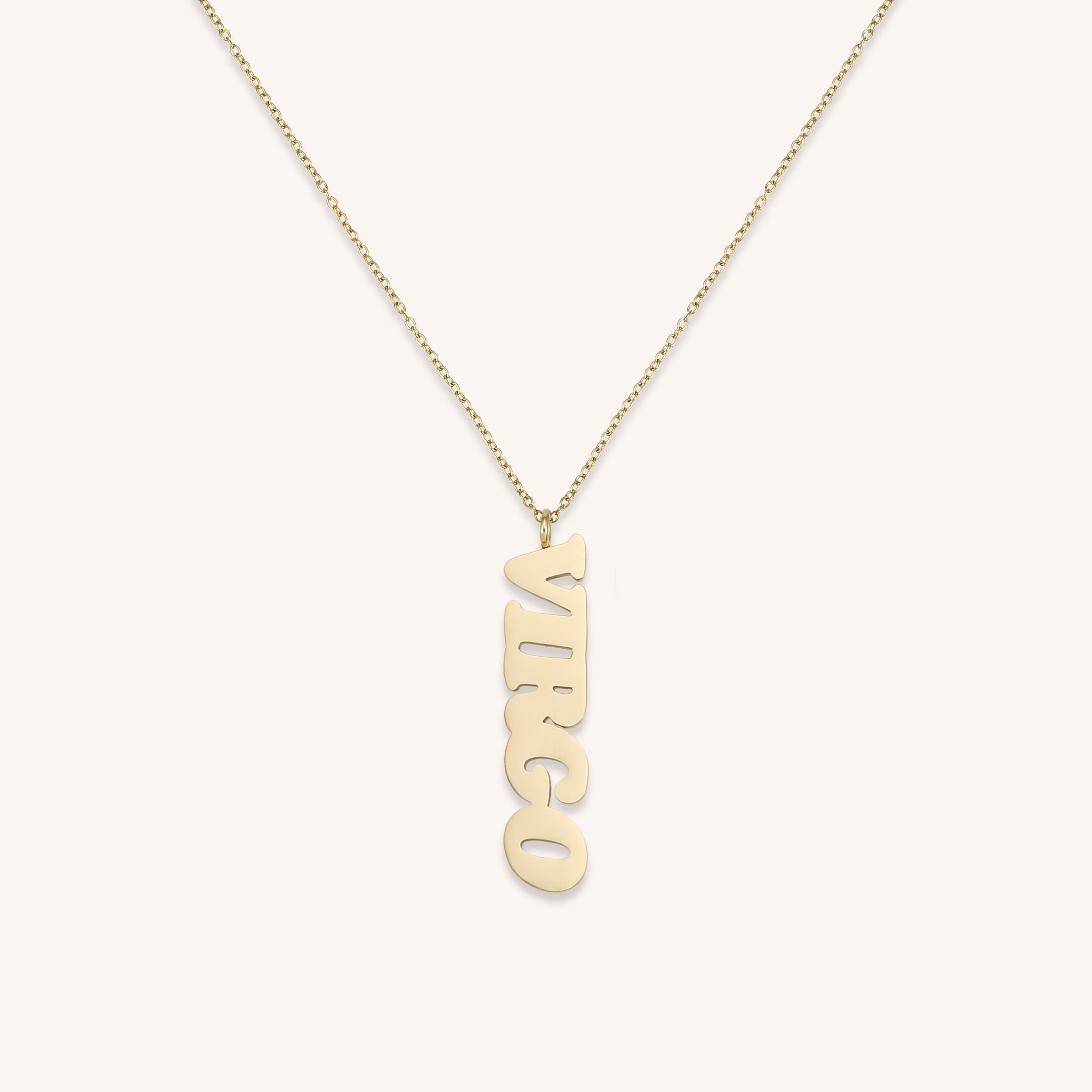 Vertical Zodiac Necklace