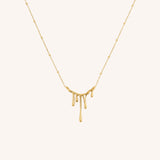 Melting Gold Necklace