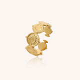 Gold Coin Ring