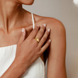 Gold Coin Ring