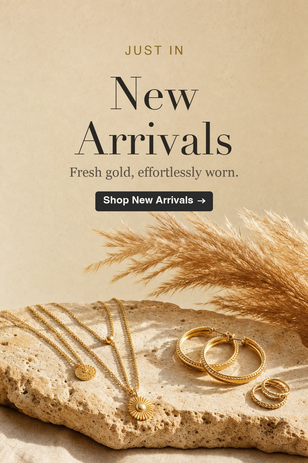 New Arrivals - shop the latest Victoria Emerson gold jewelry (mobile banner)