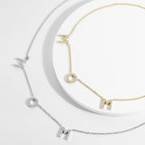 Mom Crystal Pavé Necklace