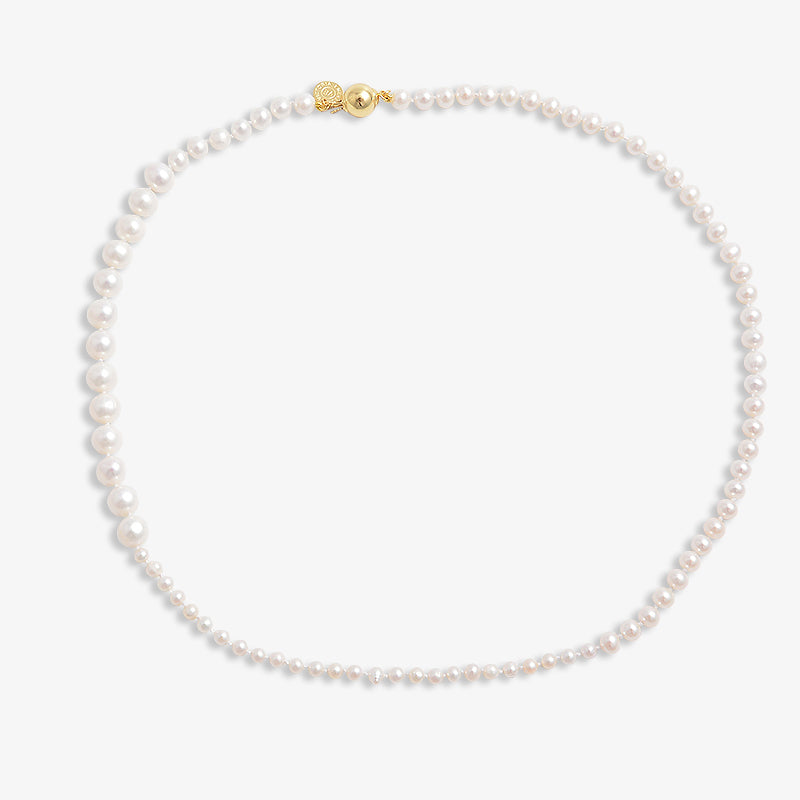 Essential Gold Vermeil Pearl Necklace