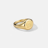 Flight Gold Signet Ring