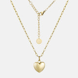 Love Pendant Staple Chain Necklace - Mom & Mini