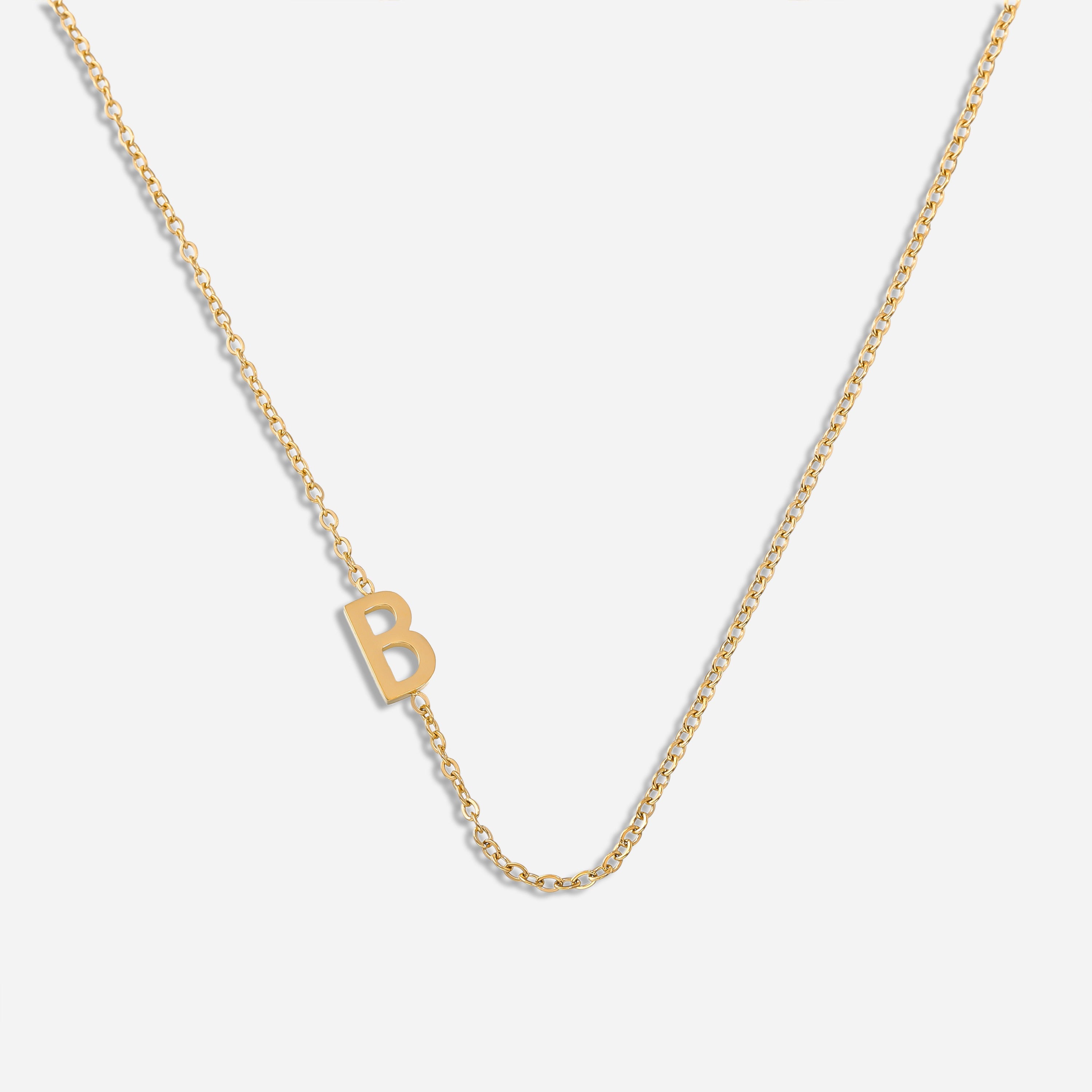 Dainty Letter Pendant Necklace