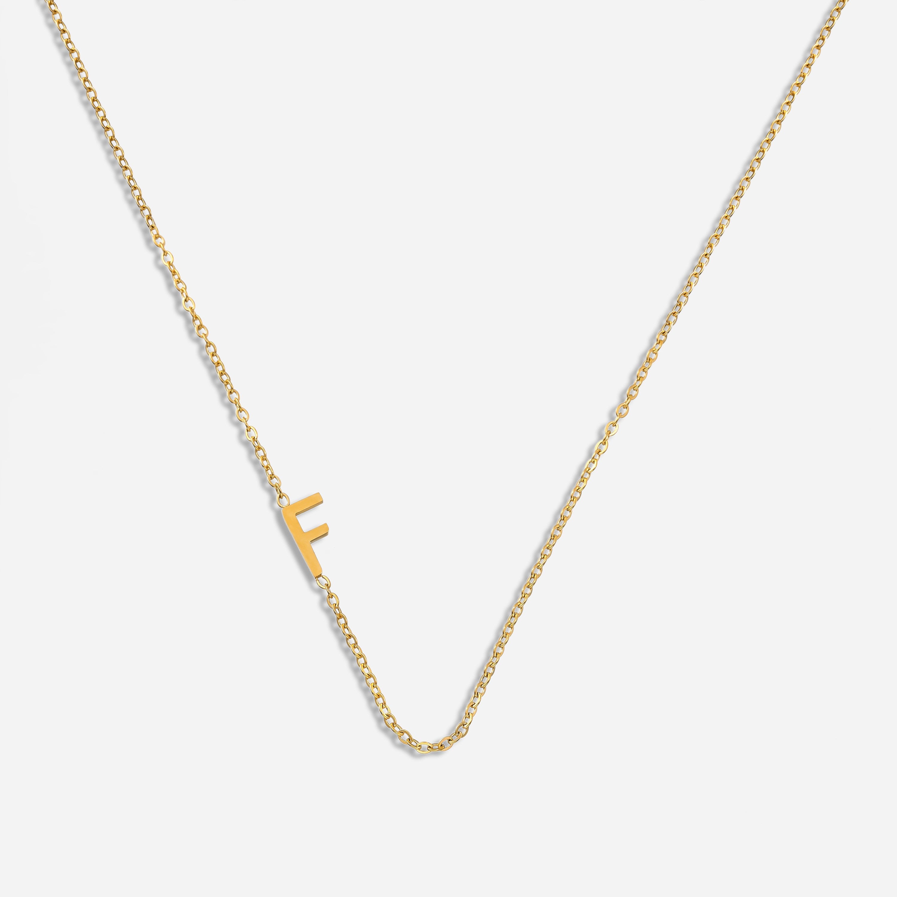 Dainty Letter Pendant Necklace