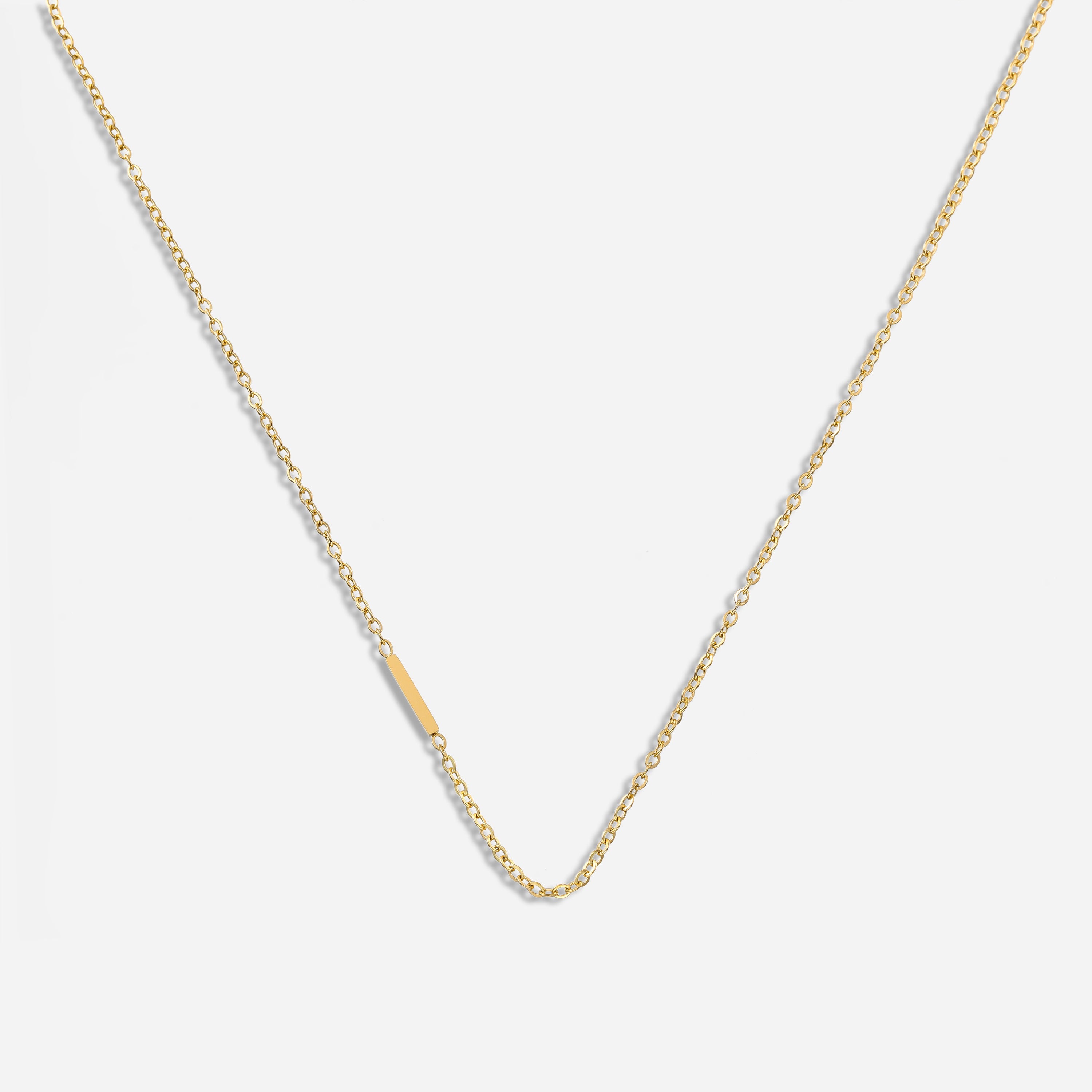 Dainty Letter Pendant Necklace