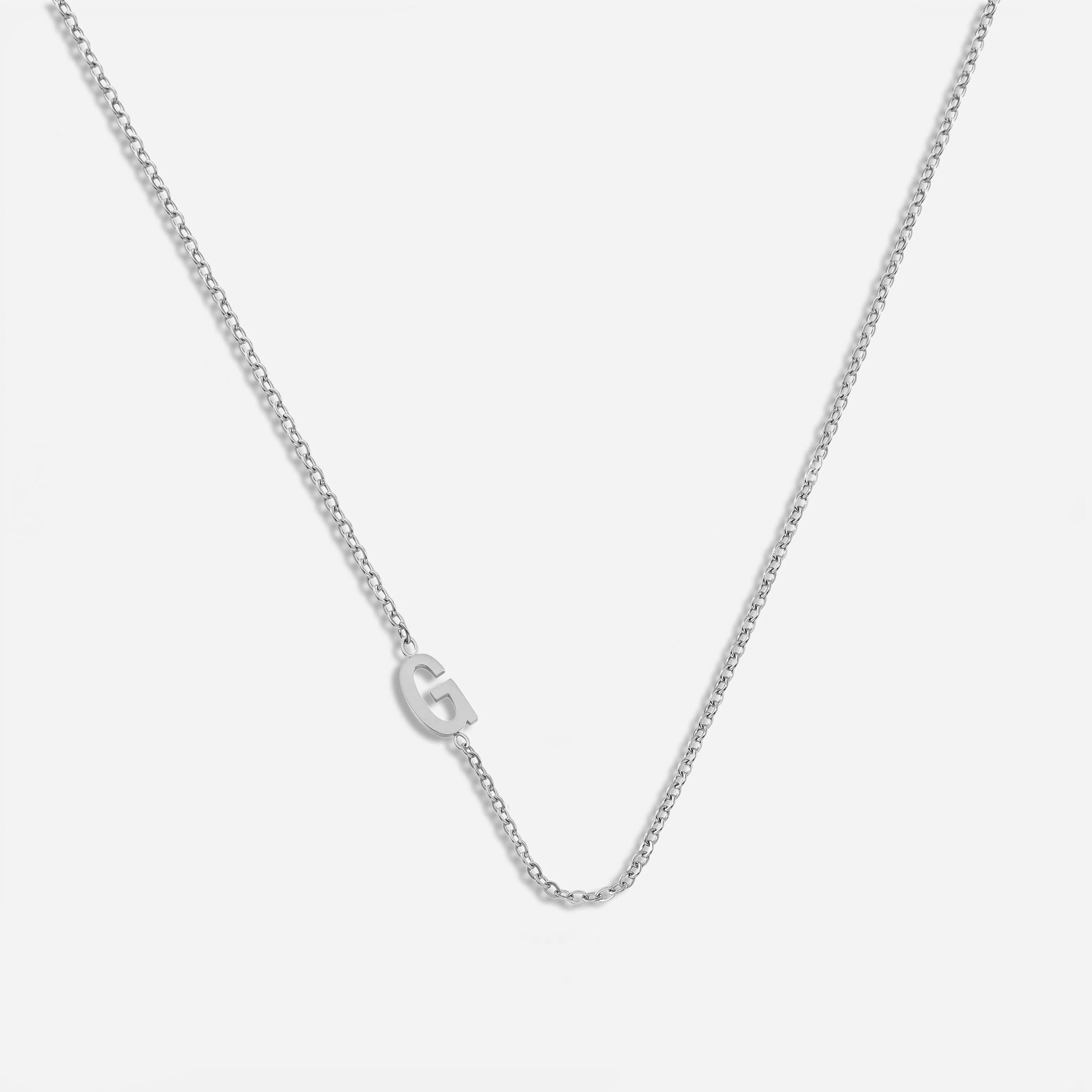 Dainty Letter Pendant Necklace